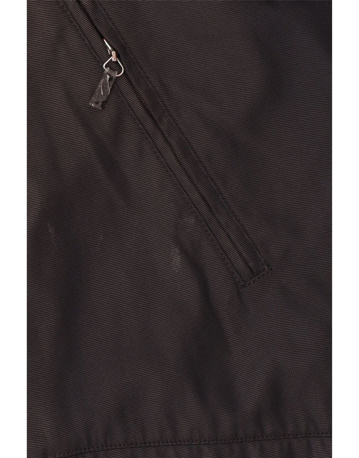 BURBERRY Мужское пальто UK 40 большое черное из полиамида Classic