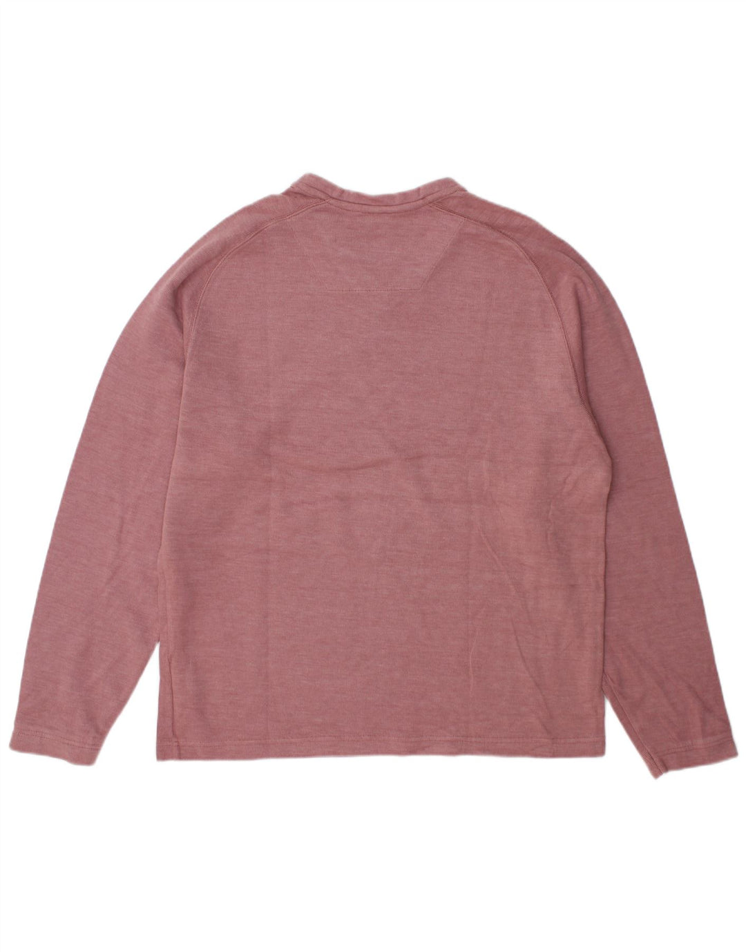 Мужской топ Marks & Spencer Blue Harbor с длинными рукавами, средний бордовый хлопок, хлопок