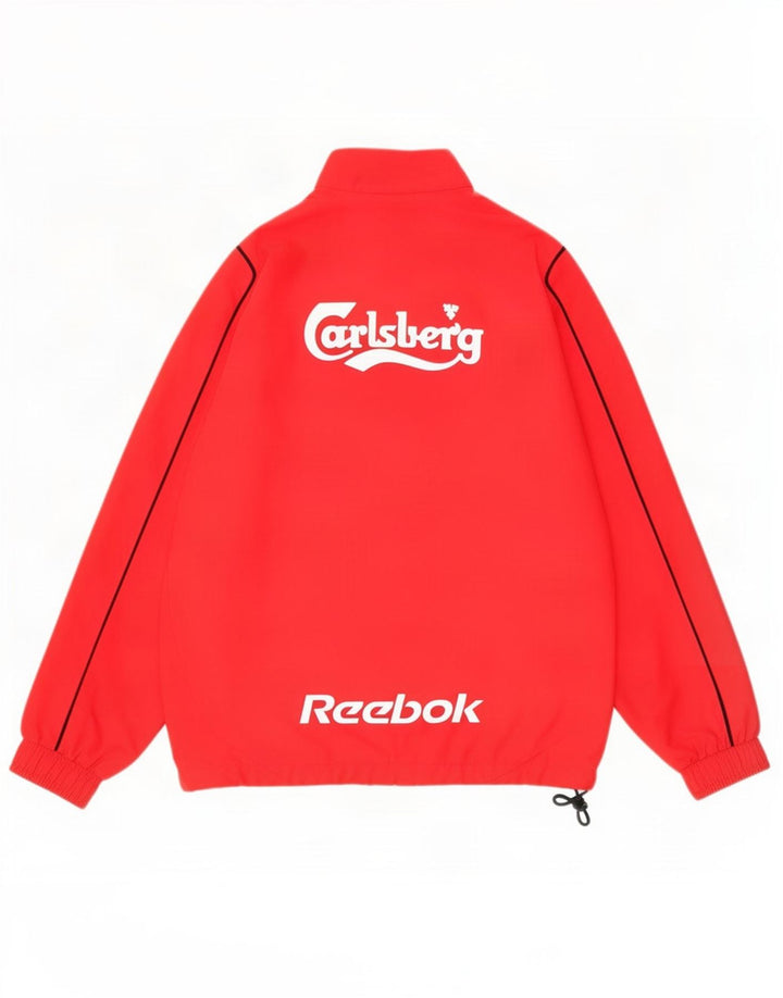Мужской спортивный костюм Reebok Liverpool с графическим рисунком XS, красный полиэстер