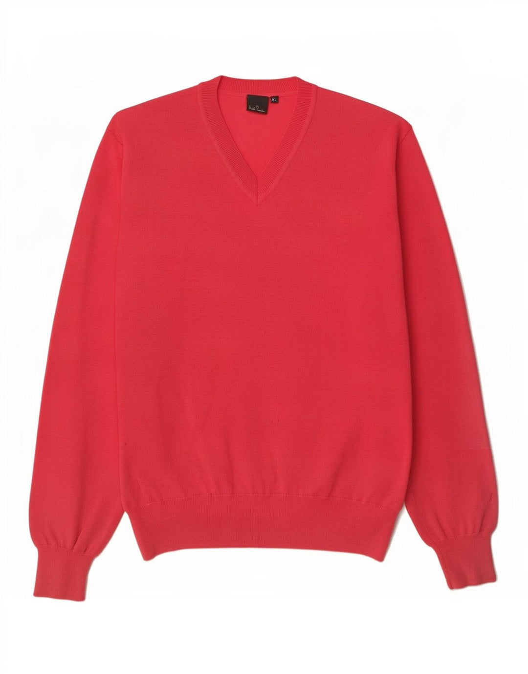 Мужской джемпер с v-образным вырезом Paul Smith XL, красная шерсть