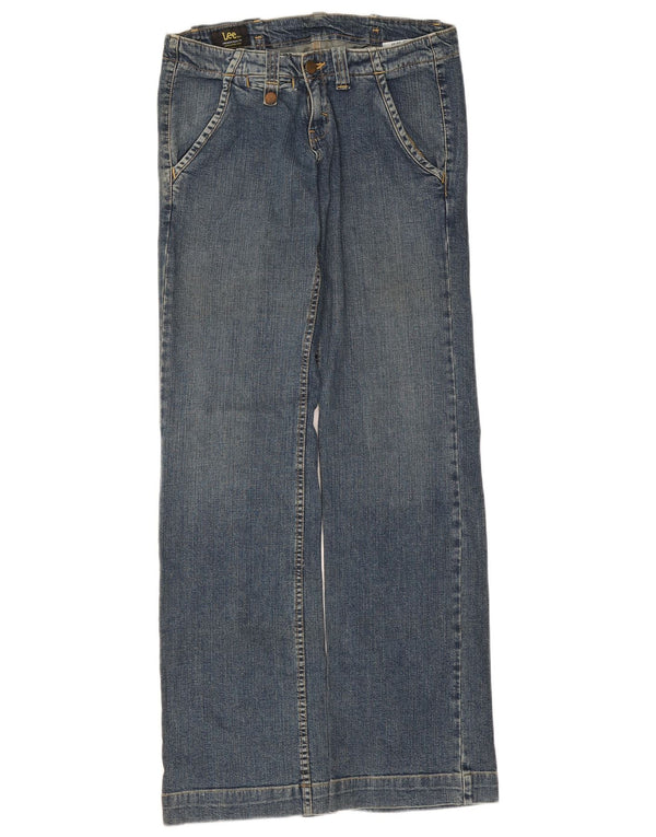 Женские широкие джинсы Lee W28 L30, синий хлопок