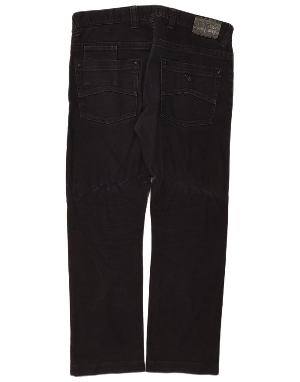 Мужские джинсы Armani J08 Slim W36 L30, черный хлопок