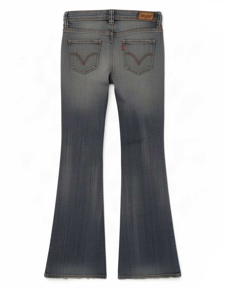 Женские расклешенные джинсы Levi's W28 L31, синий хлопок