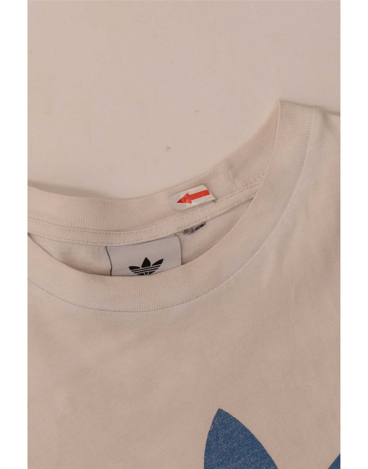 Мужская футболка с рисунком Adidas Top Medium White