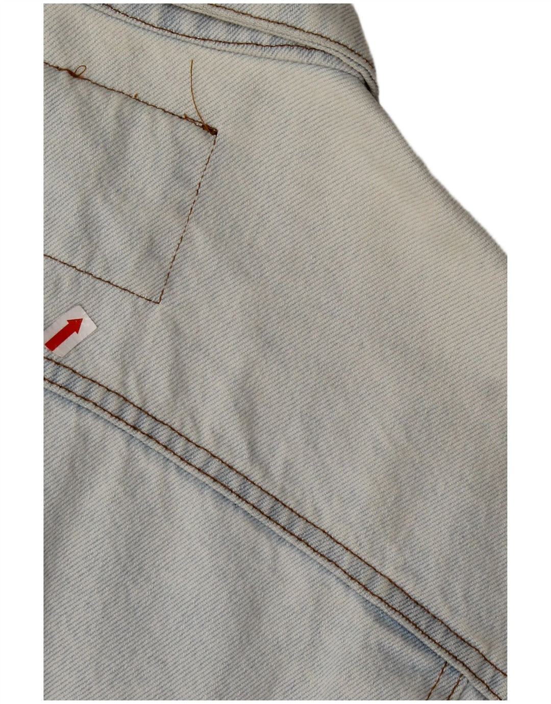 Женская укороченная джинсовая куртка оверсайз RIFLE UK 10, маленькая синяя, хлопок