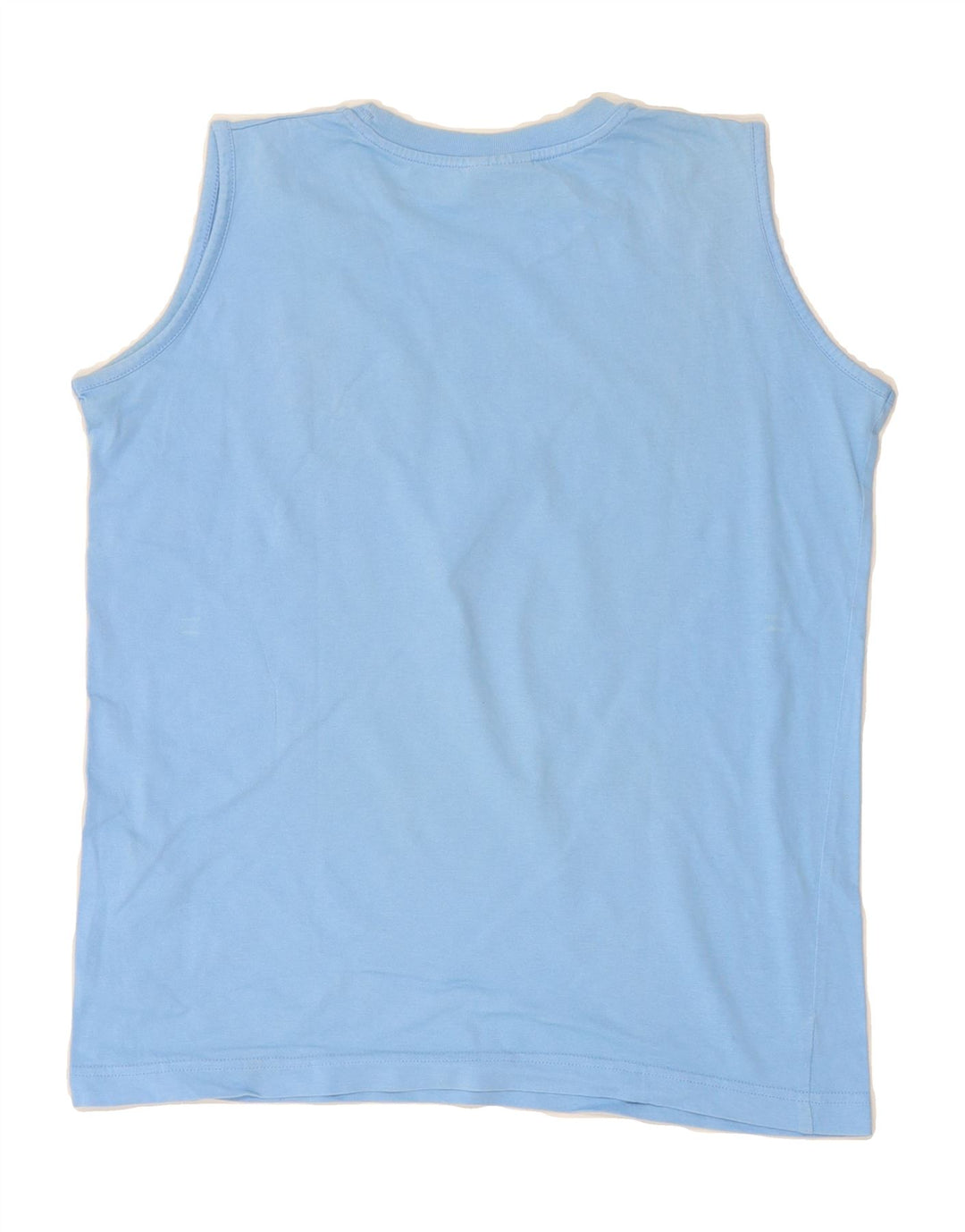 CHAMPION Boys Graphic Vest Top 11-12 Years Blue Cotton Vintage Champion and Second-Hand Champion from Messina Hembry 