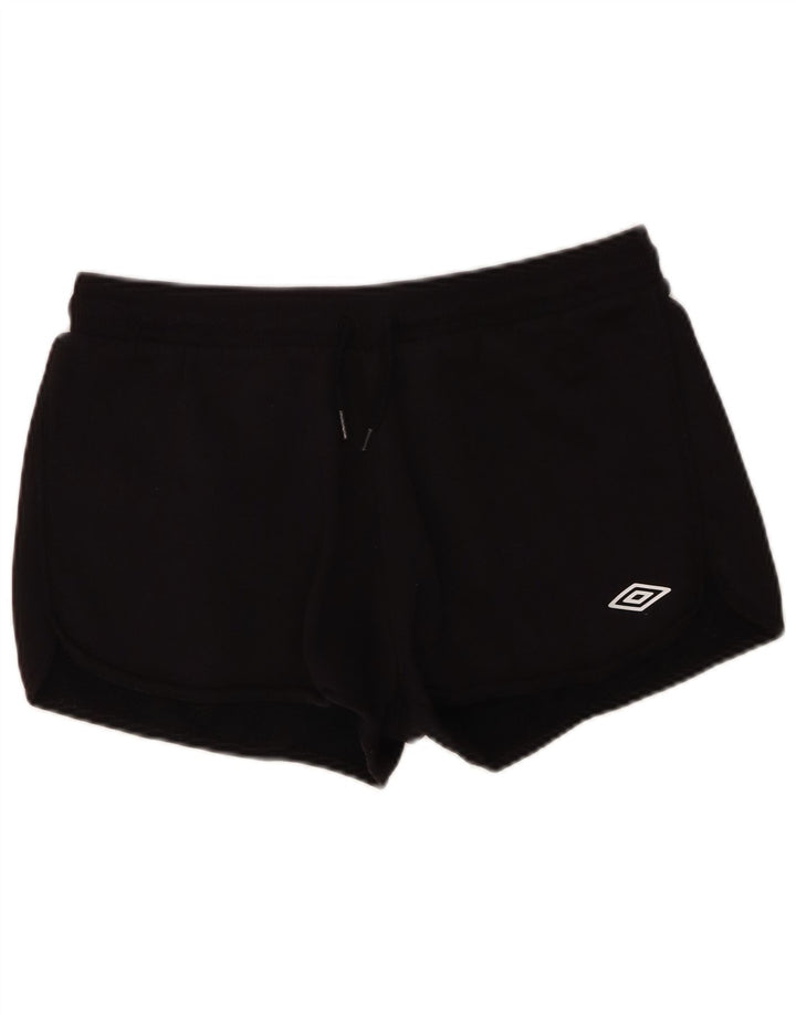 Женские спортивные шорты Umbro UK 14, средние черные хлопковые