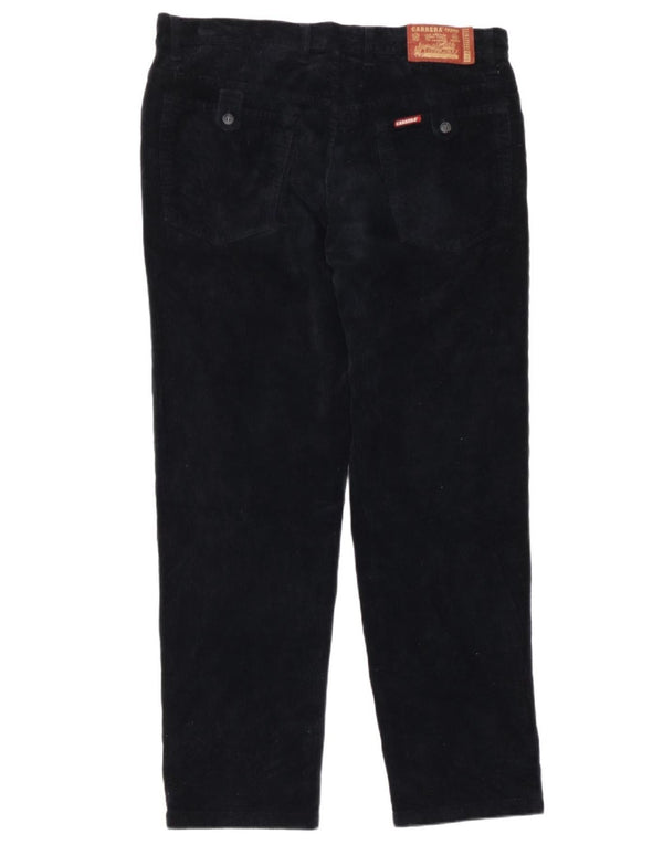 Carrera Mens 700 Прямые вельветовые брюки IT 52 XL W36 L30 Темно-синие