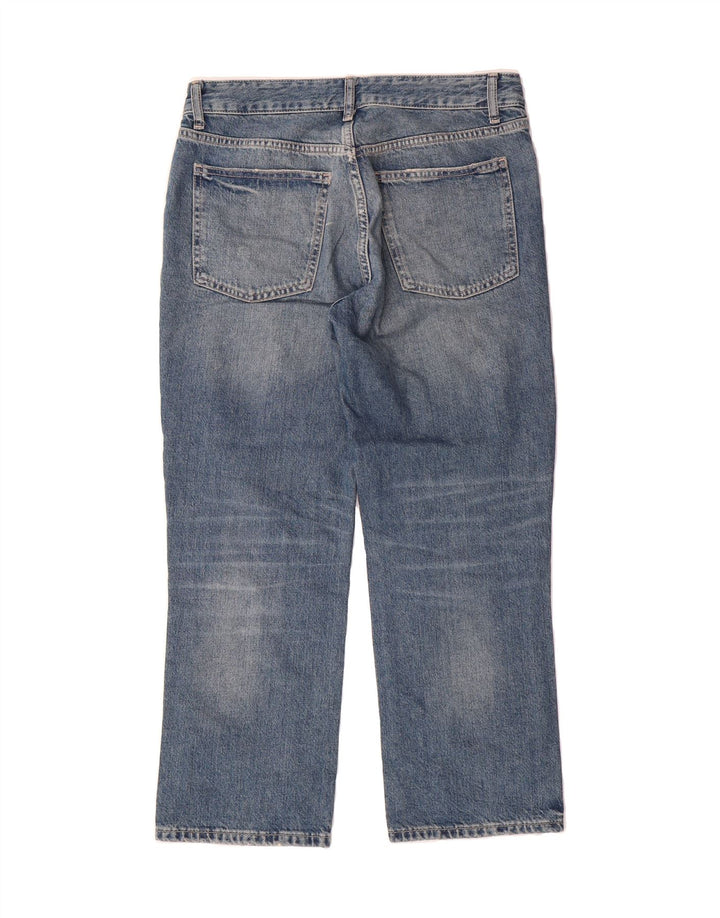ZARA Womens Cropped Jeans EU 38 Small W28 L25 Blue Cotton Vintage Zara and Second-Hand Zara from Messina Hembry 