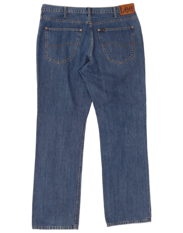 Мужские прямые джинсы Lee Brooklyn W38 L32, синий хлопок