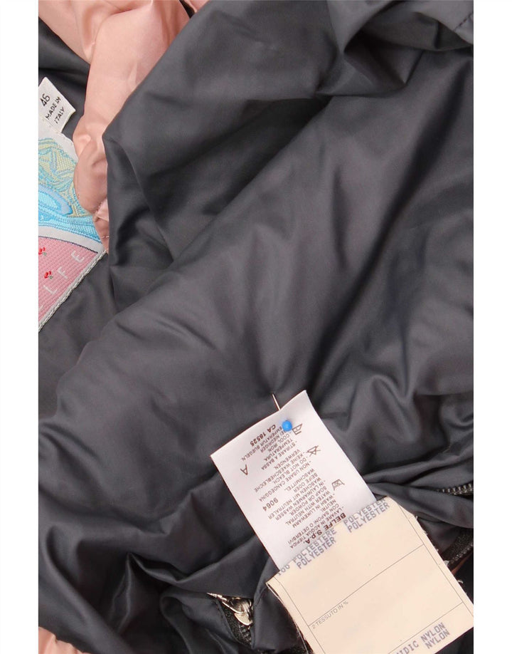Belfe & Womens Oversized-дутая куртка с капюшоном IT 46, большой розовый полиэстер
