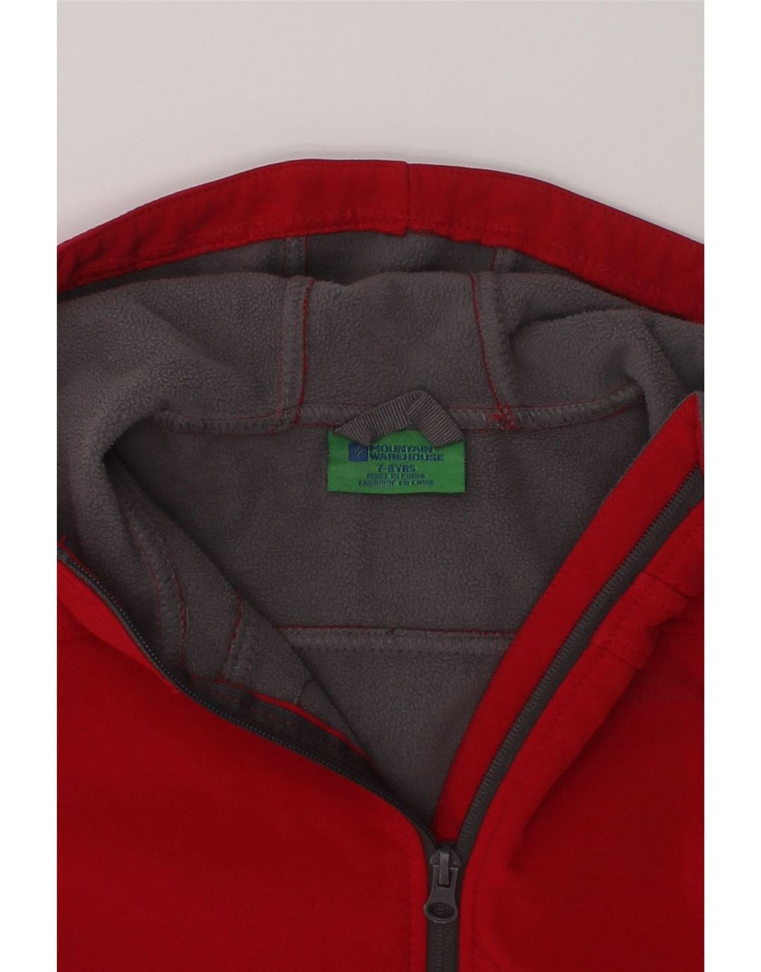 MOUNTAIN WAREHOUSE Girls Hooded Windbreaker Jacket 7-8 Years Red Polyester | Vintage Mountain Warehouse | Thrift | Second-Hand Mountain Warehouse | Used Clothing | Messina Hembry 