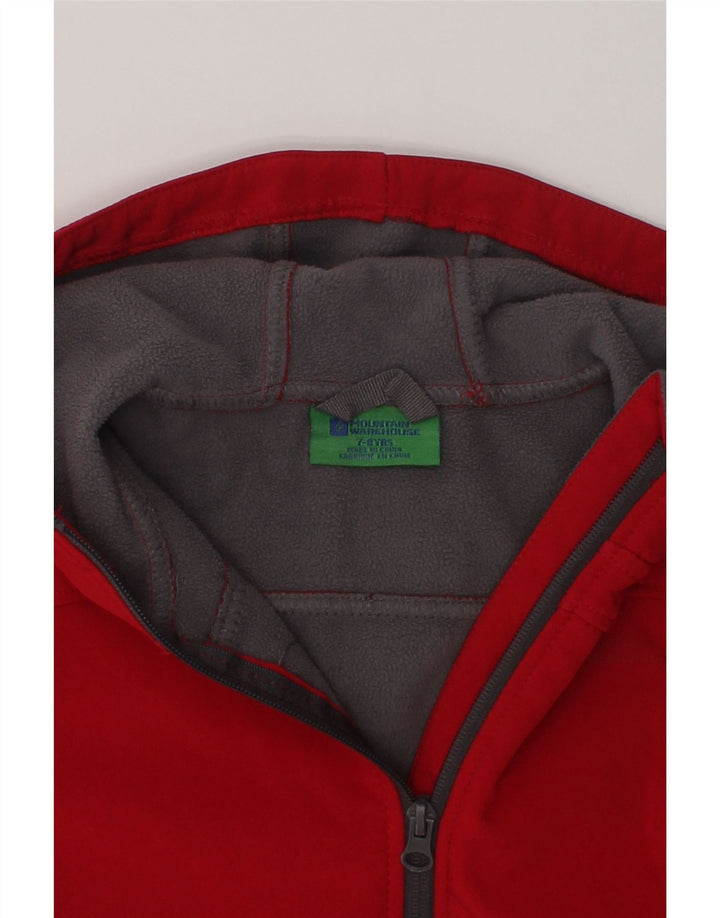 MOUNTAIN WAREHOUSE Girls Hooded Windbreaker Jacket 7-8 Years Red Polyester | Vintage Mountain Warehouse | Thrift | Second-Hand Mountain Warehouse | Used Clothing | Messina Hembry 