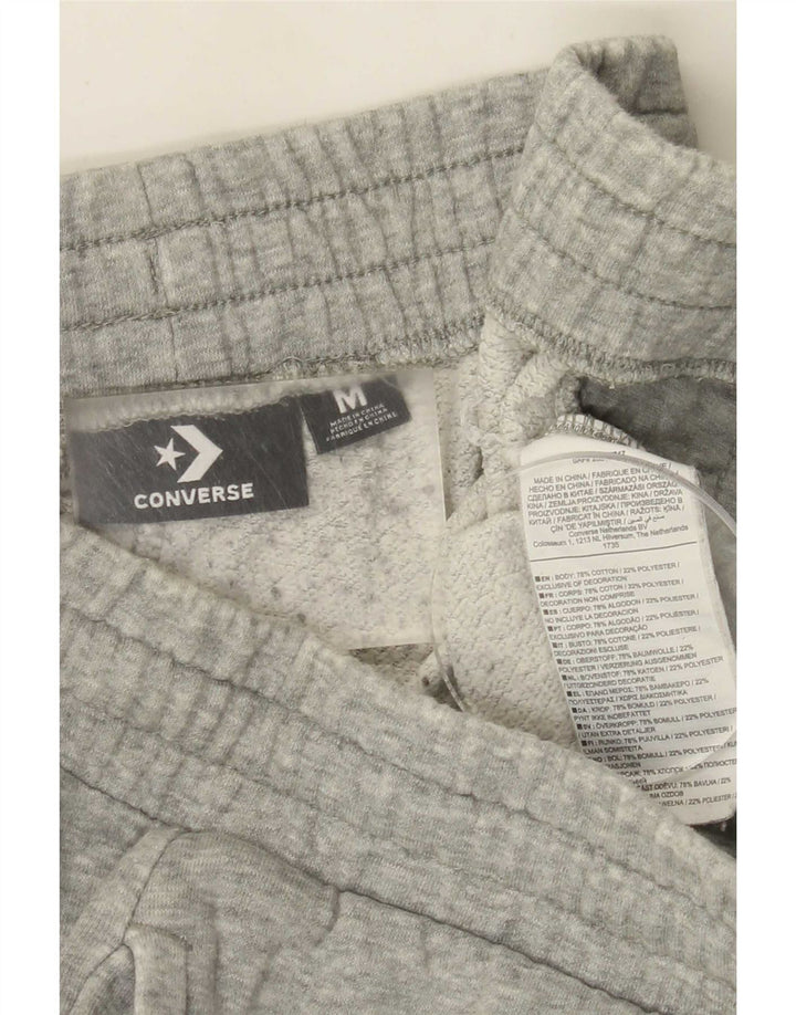 Мужские спортивные шорты Converse среднего серого цвета, хлопок с крапинками
