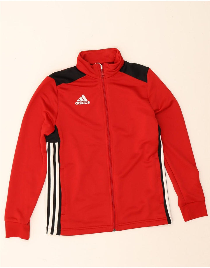 Спортивный костюм Adidas для мальчиков 13–14 лет Красный полиэстер с цветными блоками