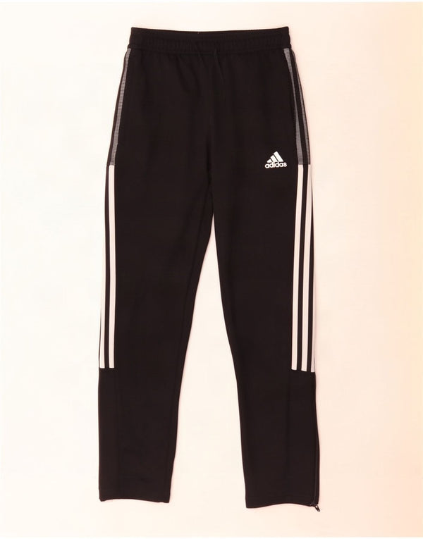 Спортивные брюки Adidas Aeroready для мальчиков 11-12 лет, черный полиэстер