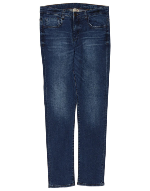 Джинсы Zara Slim для мальчиков 13-14 лет W28 L29, синие, хлопок