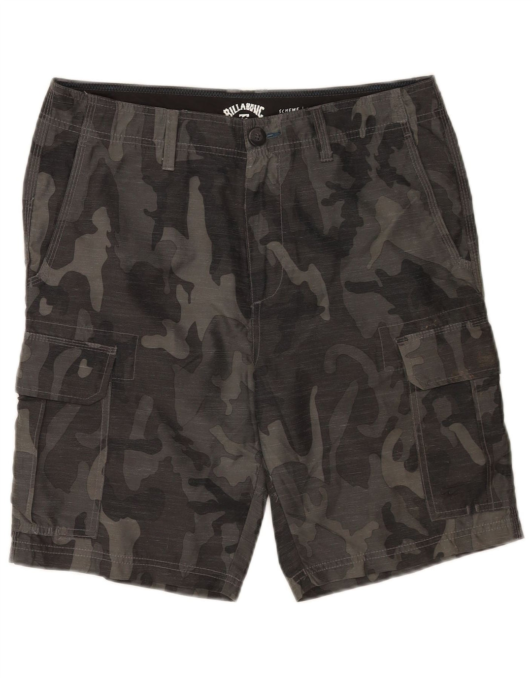 Мужские шорты-карго Billabong W32, средний серый камуфляж