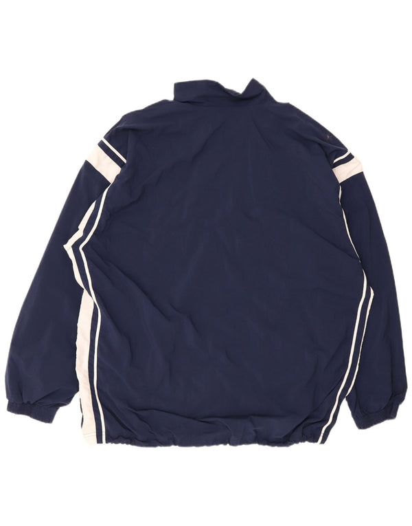 Мужской спортивный костюм Diadora 2XL, темно-синий, нейлон с цветными блоками