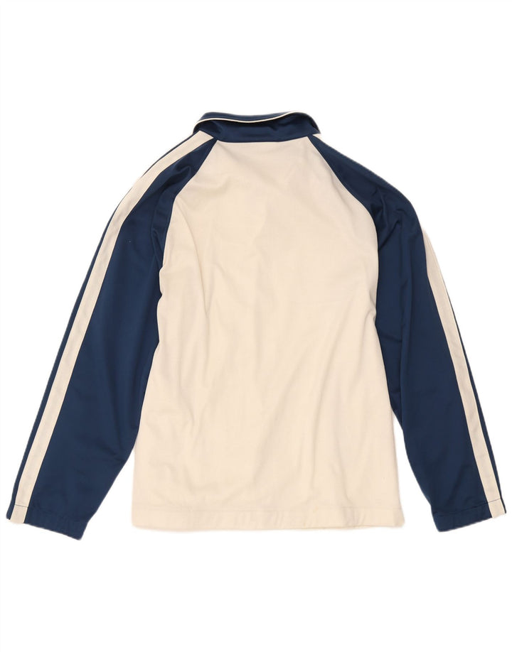Женская спортивная куртка Asics UK 18 XL белого цвета с цветными блоками