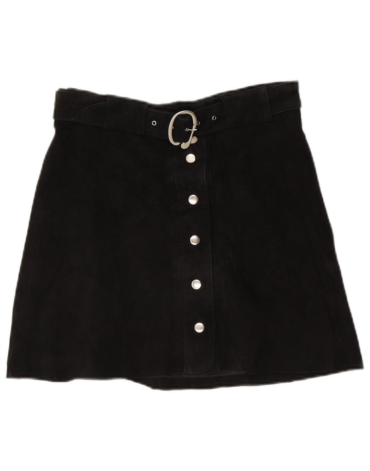Женская мини-юбка Zara Medium W28, черная