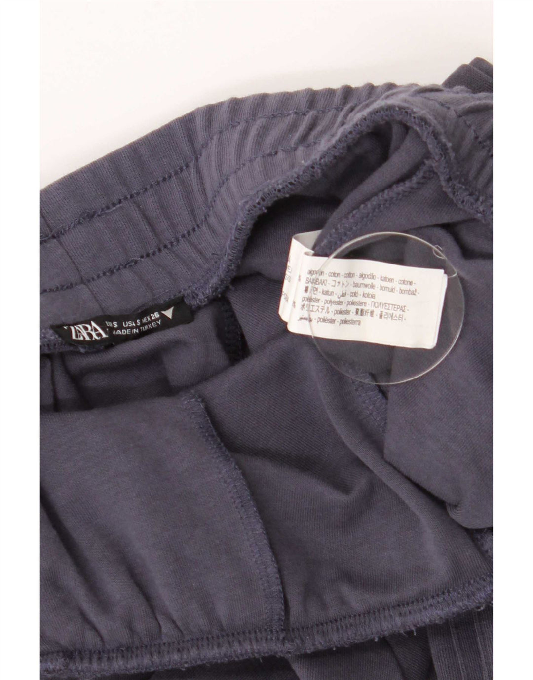 Женские спортивные брюки карго Zara UK 8, маленькие серые, хлопковые