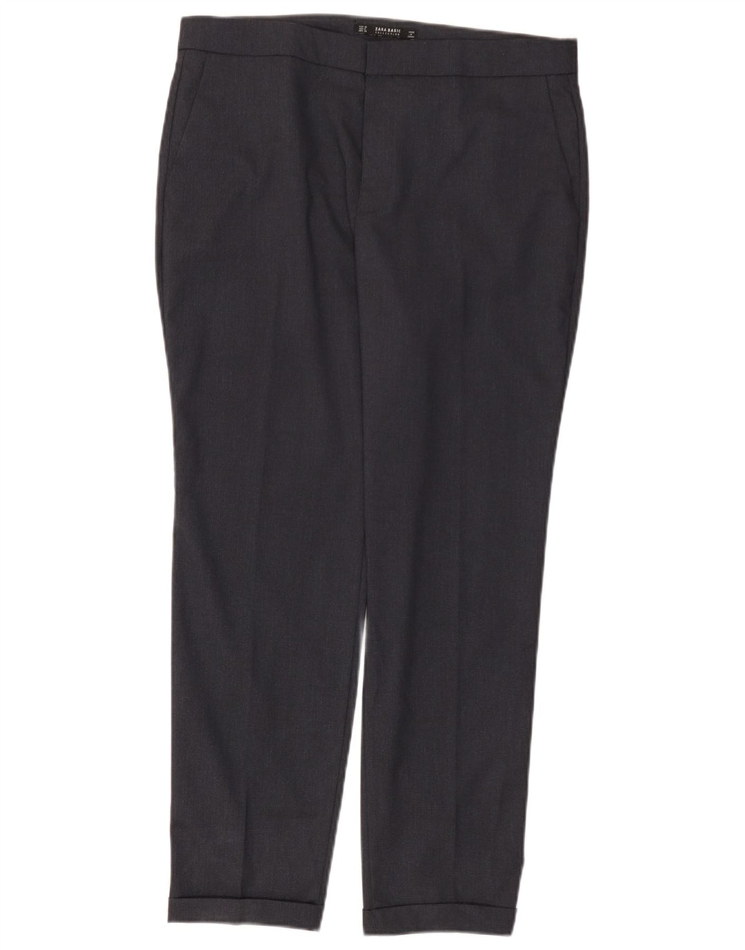 Женские узкие брюки чинос Zara EU 40 Medium W30 L27 Темно-синий полиэстер