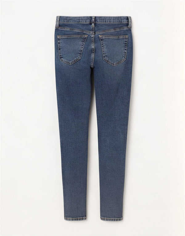 Женские потертые джинсы скинни Topshop Jamie W28 L27, синий хлопок