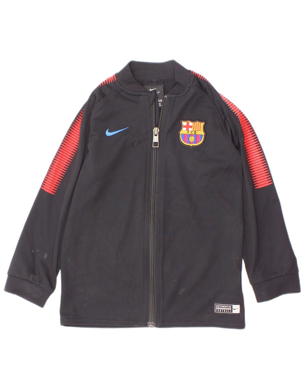 Спортивный костюм Nike FCB с графическим рисунком для мальчиков, 2–3 года, черный с цветными блоками