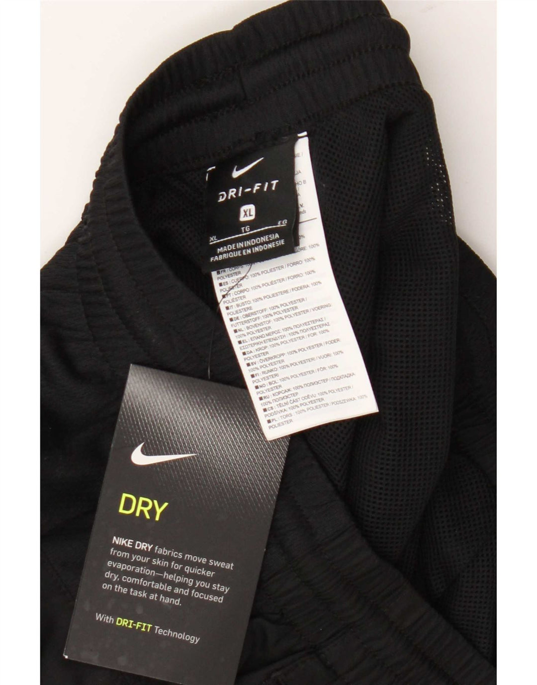 Мужские спортивные брюки Nike Dri Fit Joggers XL, черный полиэстер