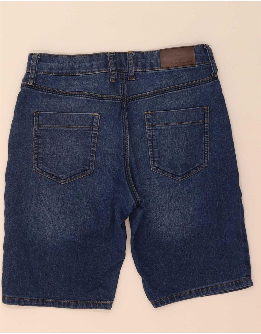 FRENCH CONNECTION Boys Denim Shorts 13-14 Years W28 Blue Cotton