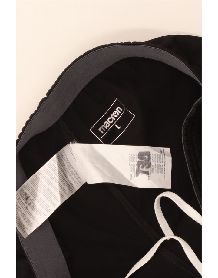 Мужские спортивные шорты Macron Udinese Calcio, большие черные из полиэстера