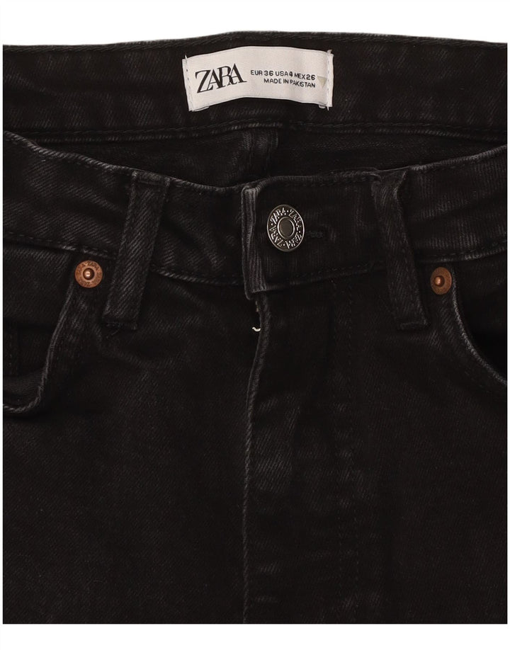 Женские джинсы Bootcut ZARA EU 36 XS W26 L25, черные