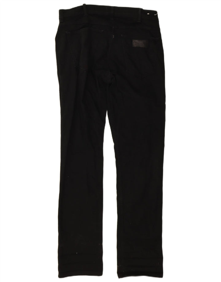 Мужские узкие джинсы Wrangler W32 L34, черный хлопок