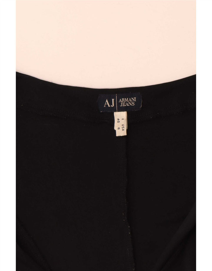 Женское облегающее платье Armani Jeans US 6, средний черный
