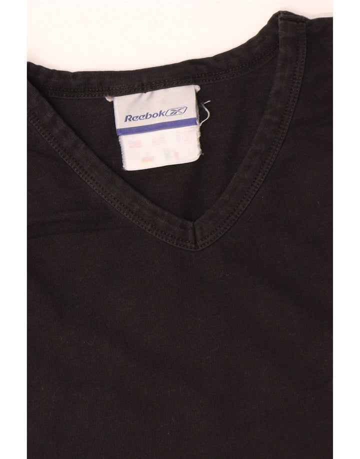 Женская футболка Reebok Top UK 12 Medium Black