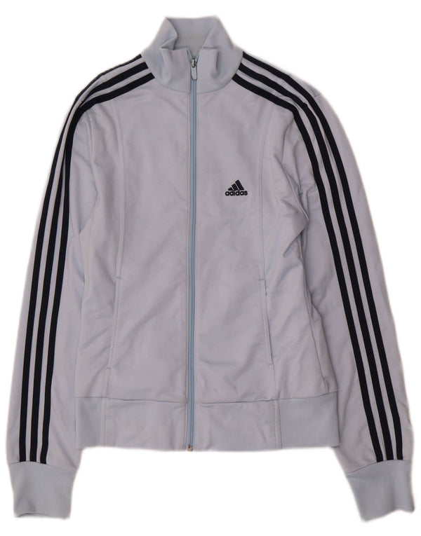 Женский спортивный костюм Adidas Top Jacket UK 12, средний синий полиэстер