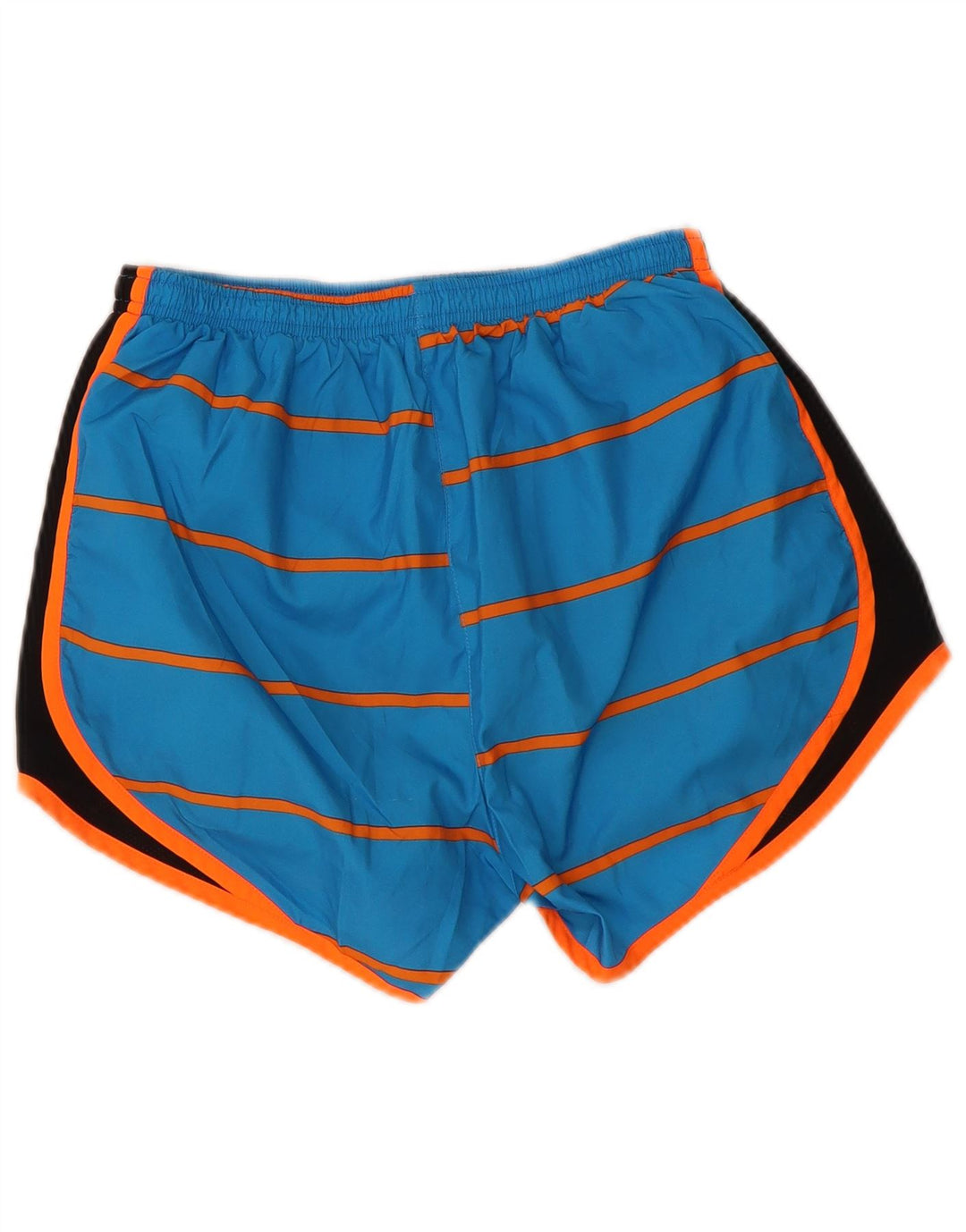 Женские спортивные шорты Nike Dri Fit UK 10, маленькие синие, полиэстер с цветными блоками