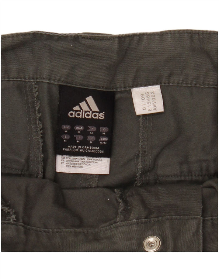 Adidas Мужские шорты-карго Medium W34 Серые хлопковые