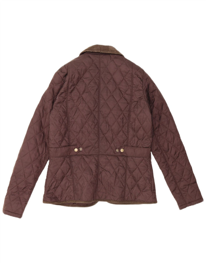 Женская стеганая куртка Barbour UK 12 средний коричневый полиамид