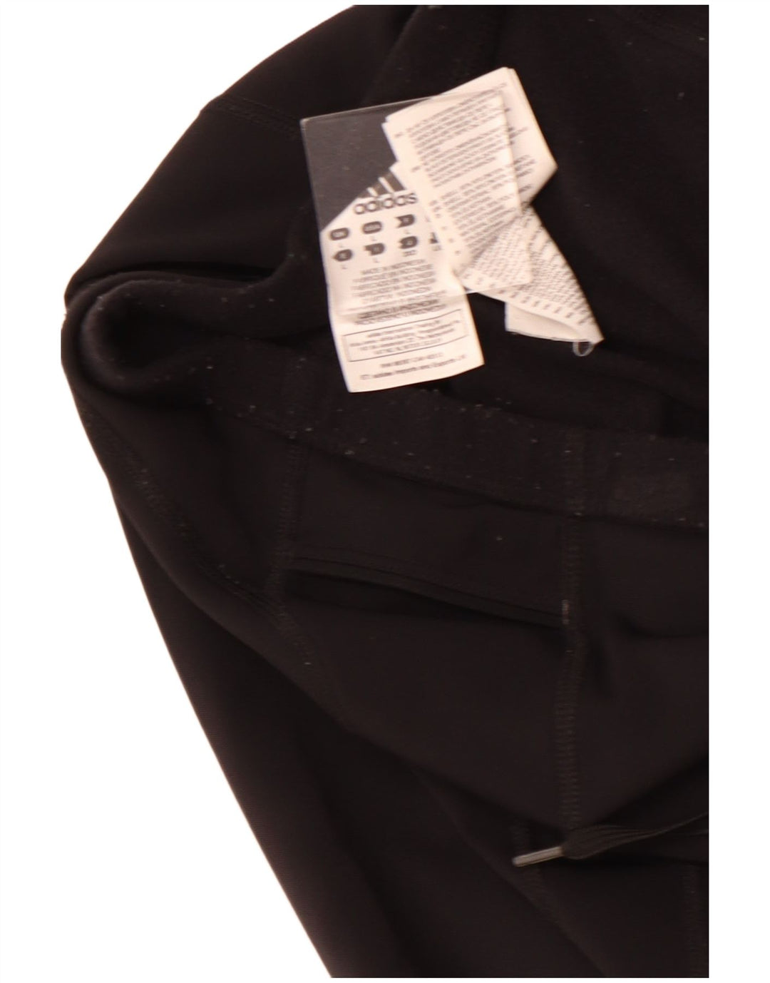 Женские спортивные брюки ADIDAS UK 14, большие черные нейлоновые