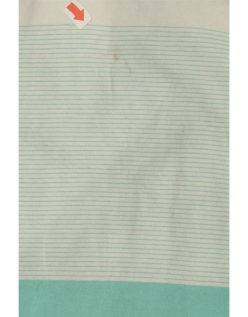 REGATTA Mens Polo Shirt Small Turquoise Colourblock Cotton Vintage Regatta and Second-Hand Regatta from Messina Hembry 