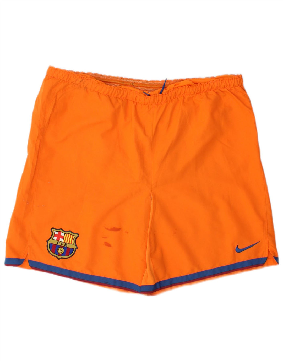 Мужские спортивные шорты Nike Barcelona с графическим рисунком, Великобритания 31/33, средний оранжевый полиэстер