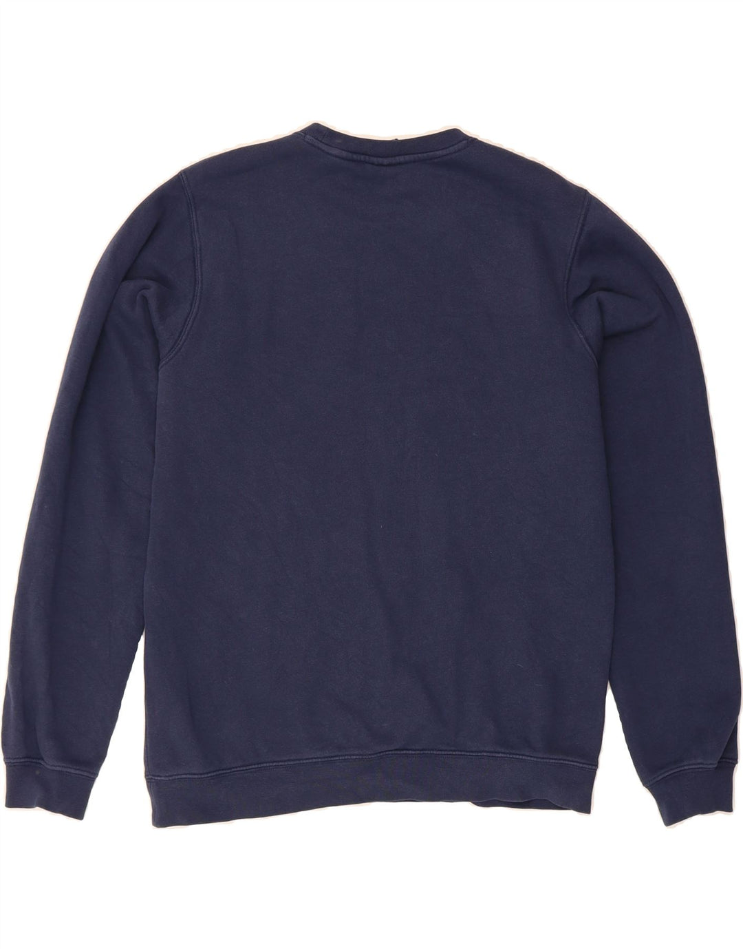 NIKE Mens Graphic Sweatshirt Jumper Small Navy Blue Cotton Vintage Nike and Second-Hand Nike from Messina Hembry 