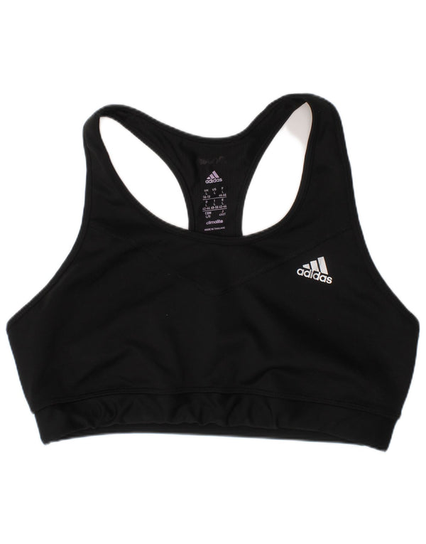 Adidas Climacool Sport Bra Top UK 16/18 Большой Черный Спортивный Топ