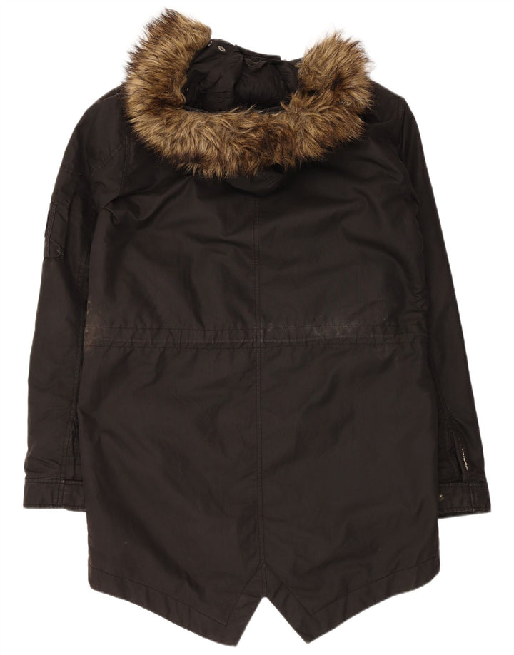 Мужская парка Superdry с капюшоном UK 38 Средний Хаки