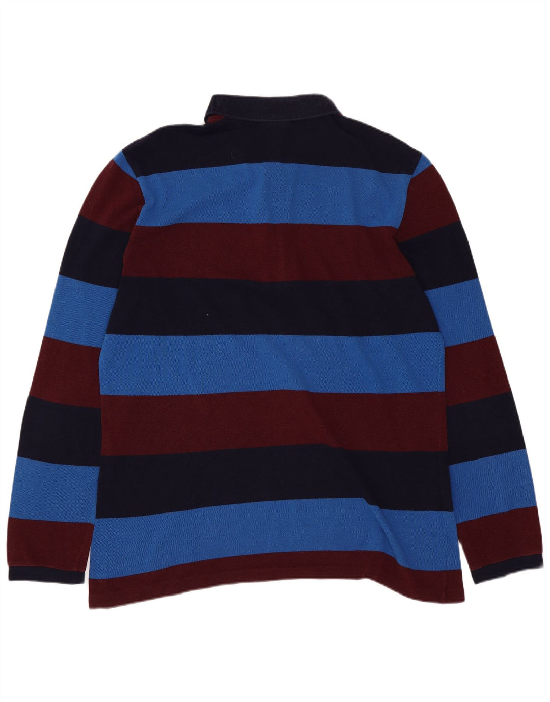 Мужская рубашка-поло для регби Lacoste, размер 4, средняя, в разноцветную полоску