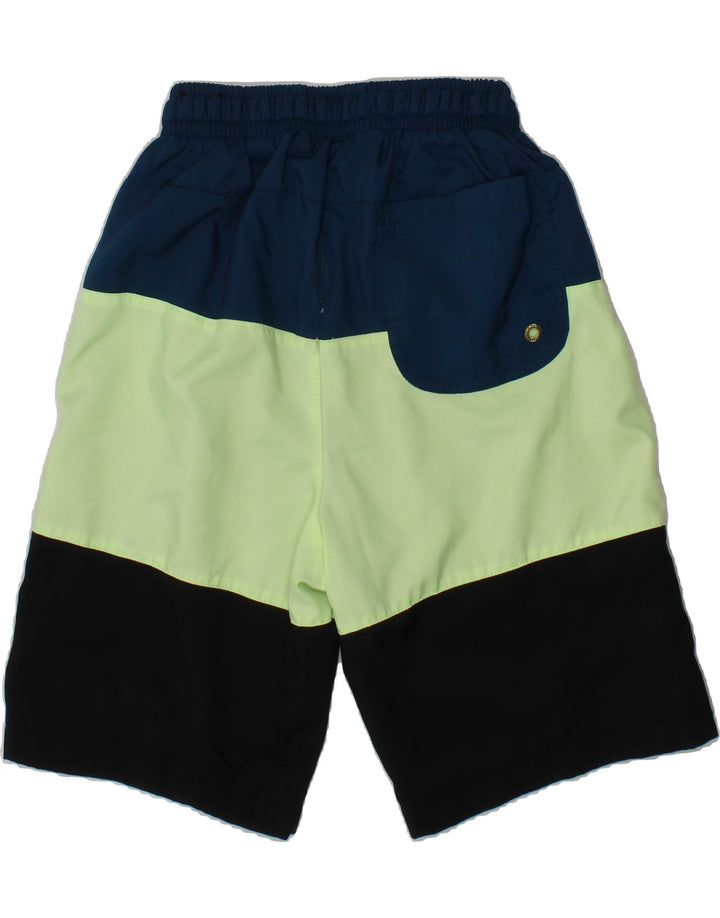 NIKE Boys Sport Shorts 10-11 Years Medium Multicoloured Colourblock Vintage Nike and Second-Hand Nike from Messina Hembry 