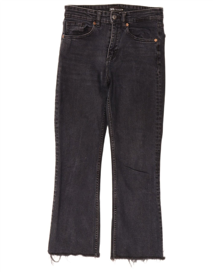 Женские джинсы Bootcut Zara EU 36 XS W26 L27 черные