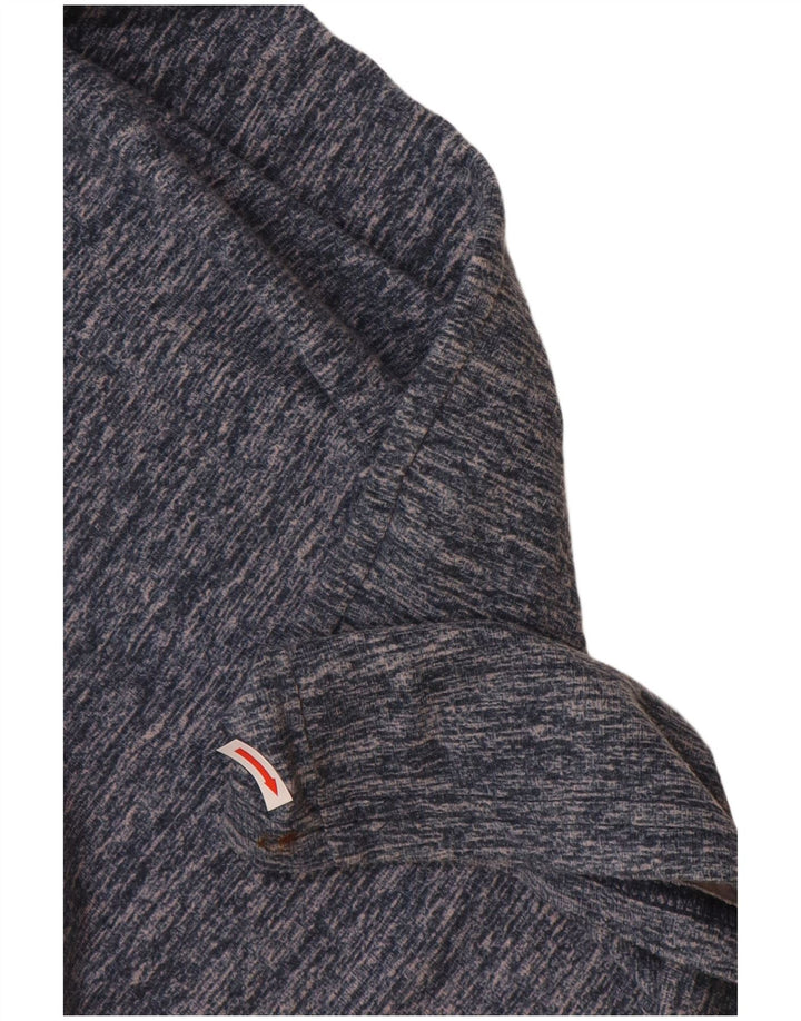 Мужская футболка HOLLISTER, маленькая, темно-синяя, в крапинку, хлопок